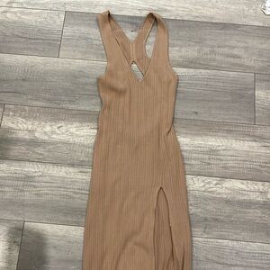 Revolve maxi dress with cutout and slit